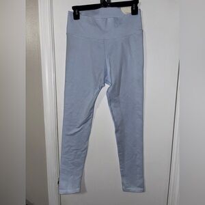 Offline by Aerie Blue seamless leggings 7/8 large NWT
